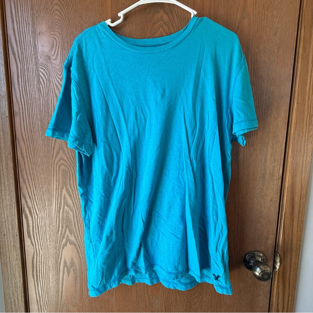 American Eagle Outfitters, Vibrant Blue Tee, Size Large